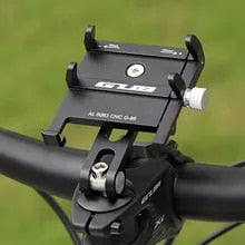 GUB G-95 Bike Phone Holder 270 Degree Rotation Cycling Navigation Stand Aluminum Alloy Bike Navigation Bracket for Bicycle