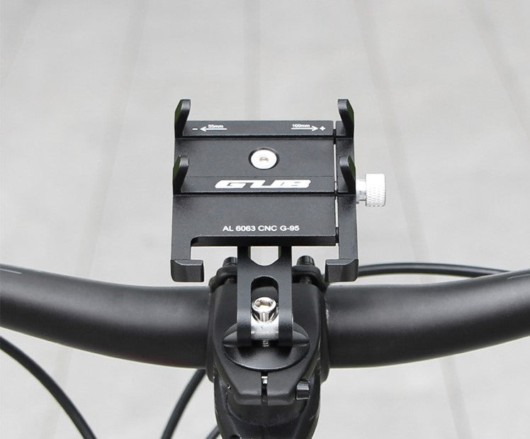 GUB G-95 Bike Phone Holder 270 Degree Rotation Cycling Navigation Stand Aluminum Alloy Bike Navigation Bracket for Bicycle