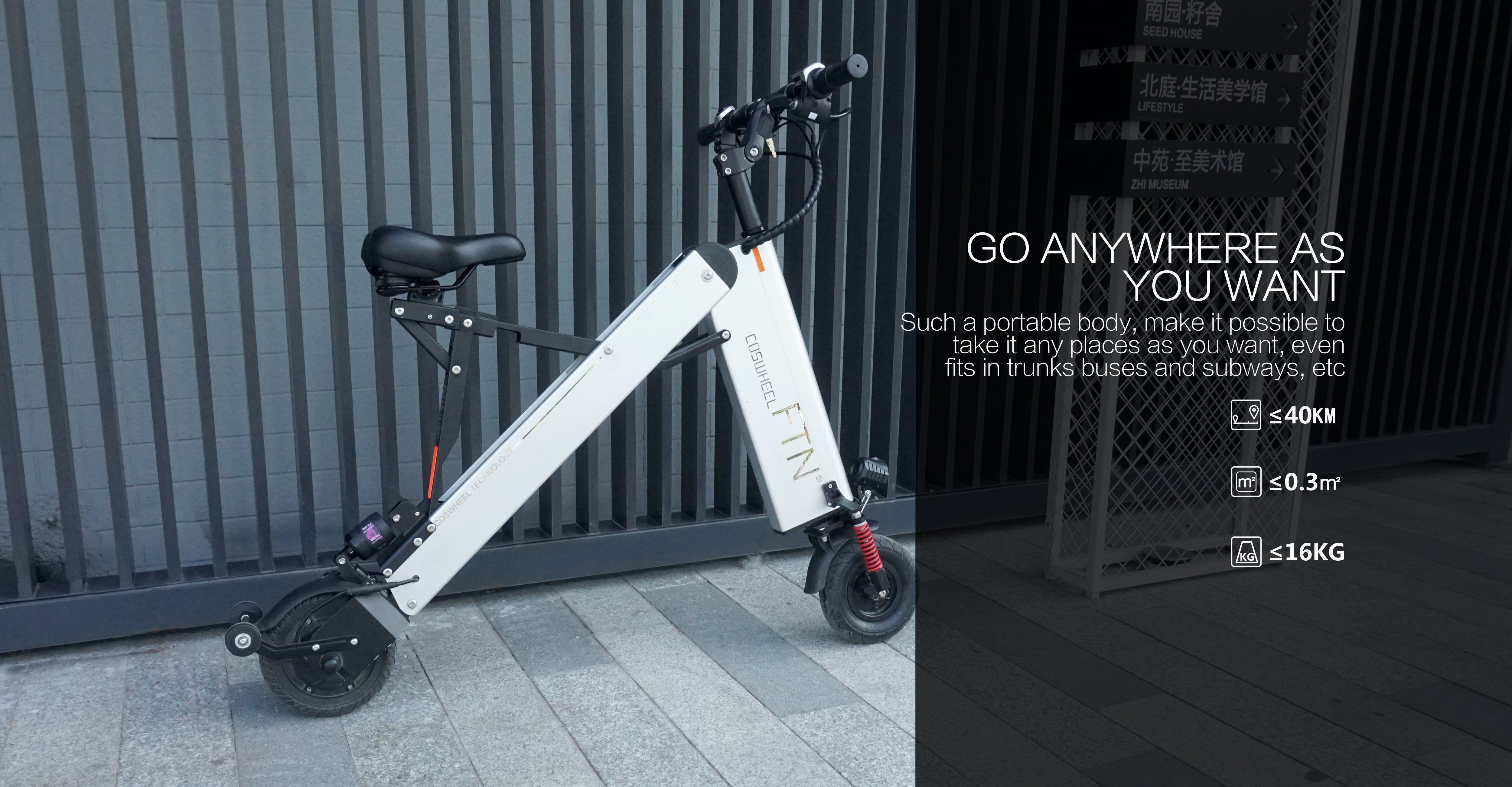 A2 SCOOTER 36V 350W 10AH ELECTRIC FOLDING ADULT SCOOTER