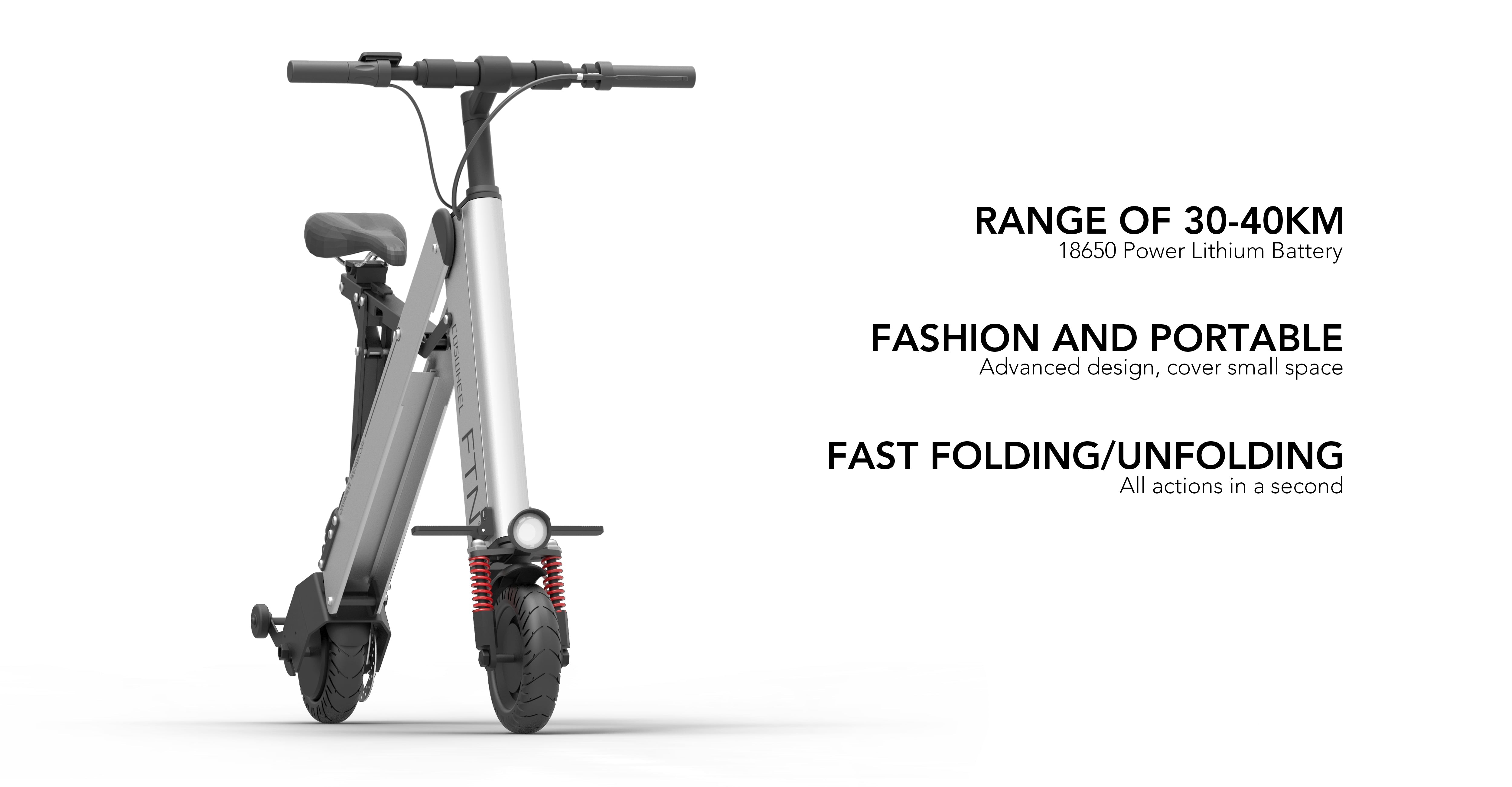 A2 SCOOTER 36V 350W 10AH ELECTRIC FOLDING ADULT SCOOTER