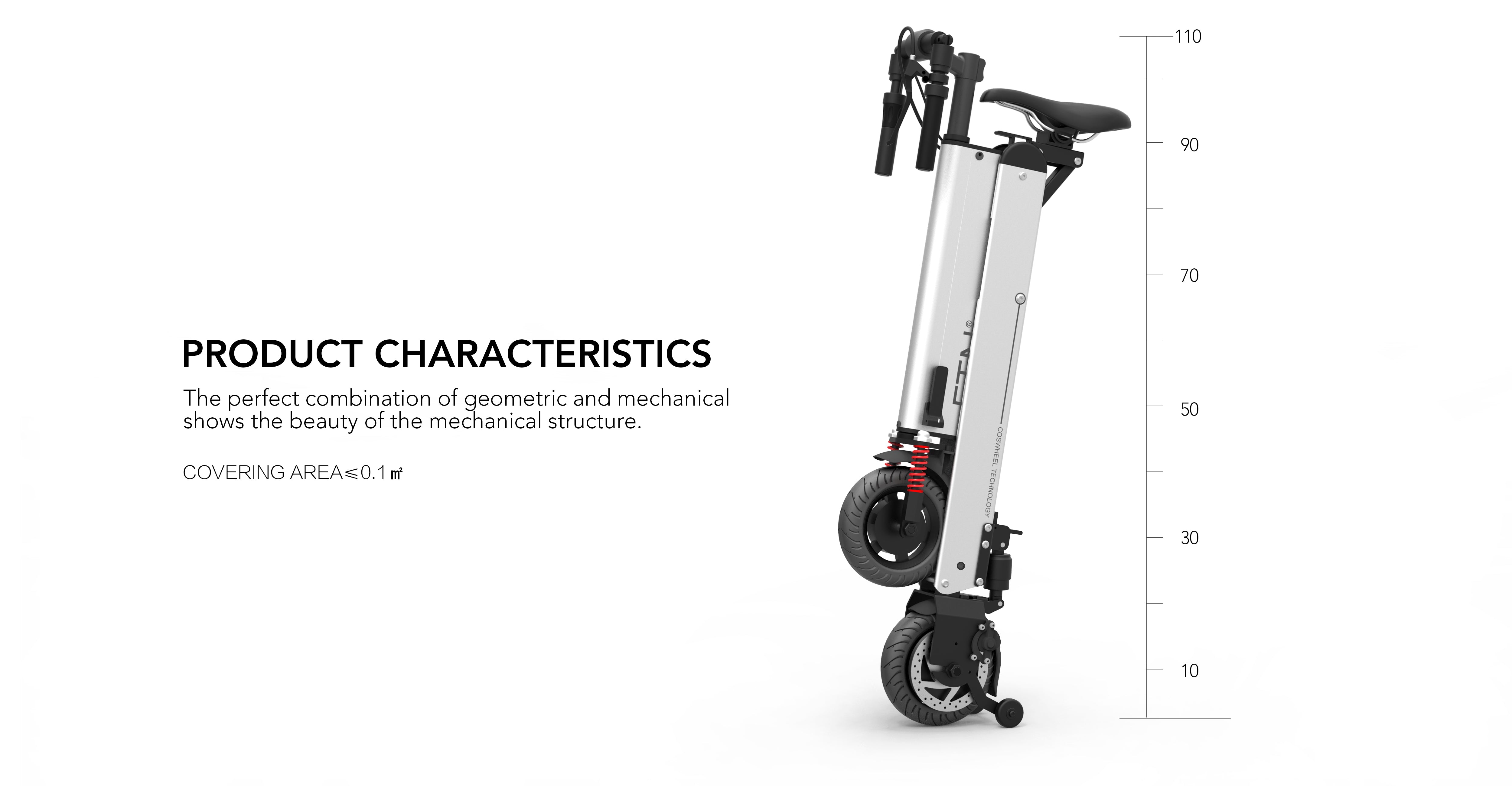 A2 SCOOTER 36V 350W 10AH ELECTRIC FOLDING ADULT SCOOTER